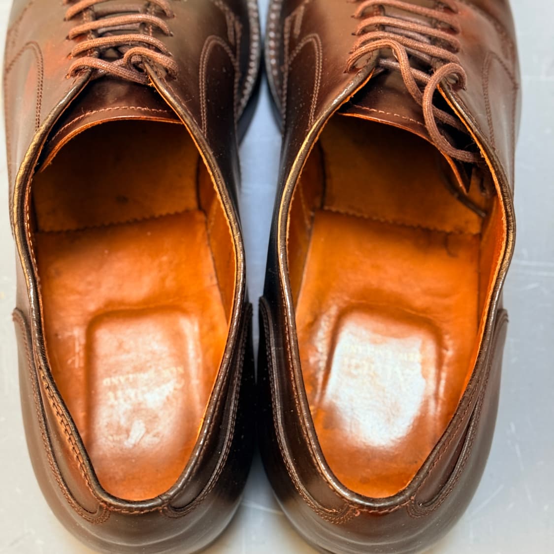 [10.5D] 알든 2160 컬러 8 코도반 스트레이트 팁 더비  상품이미지9