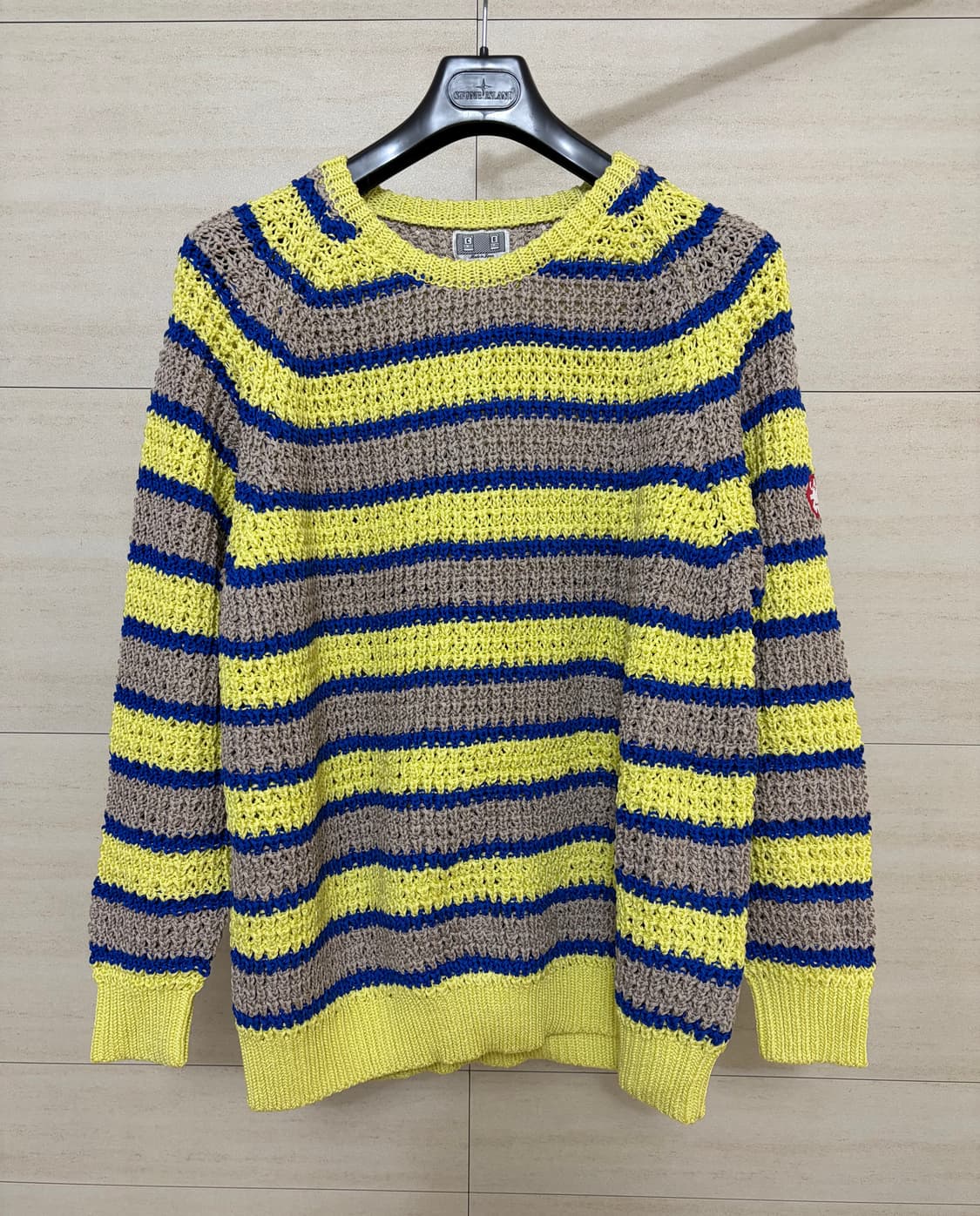 18FW 카브엠트 STRIPE LOOSE WAFFLE KNIT #2 상품이미지1