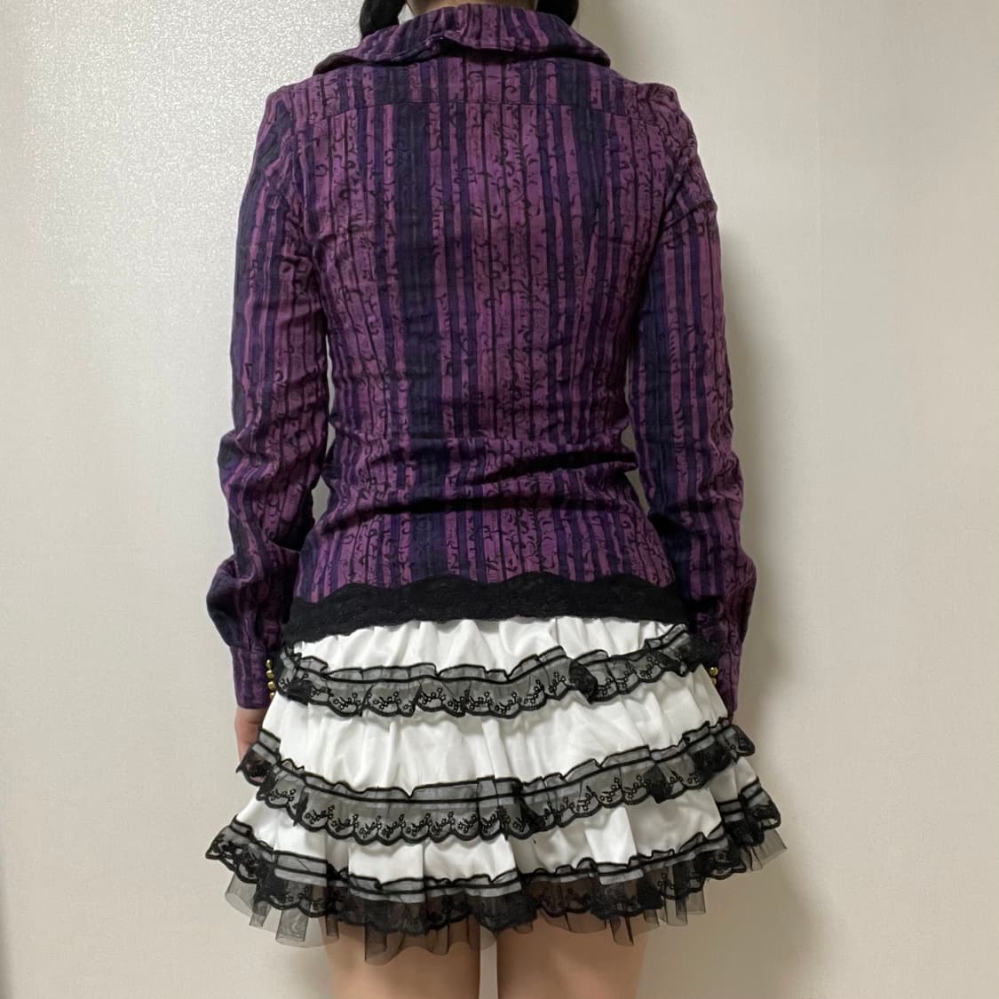 Purple Gothic Punk Blouse 상품이미지8