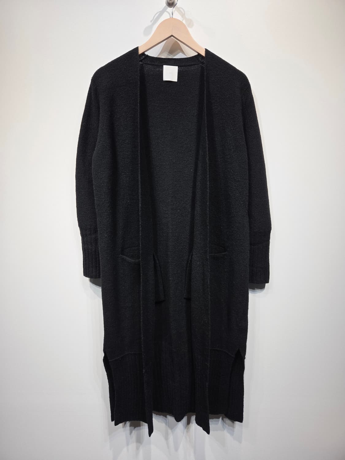 구호 KUHO 블랙 모 롱 가디건_Free 상품이미지2