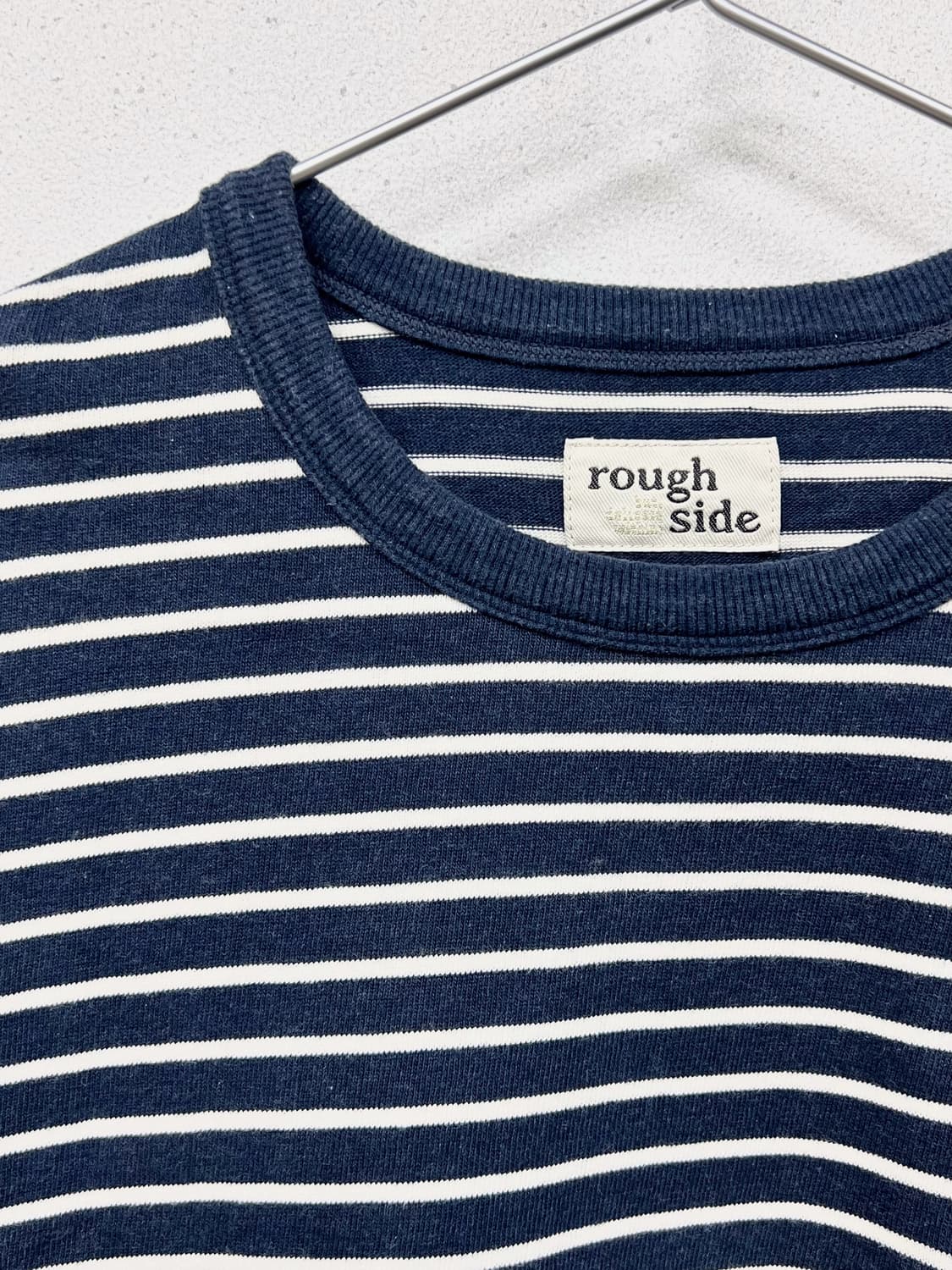 (KR/3) 러프사이드 스트라이프 롱슬리브 네이비 상품이미지2