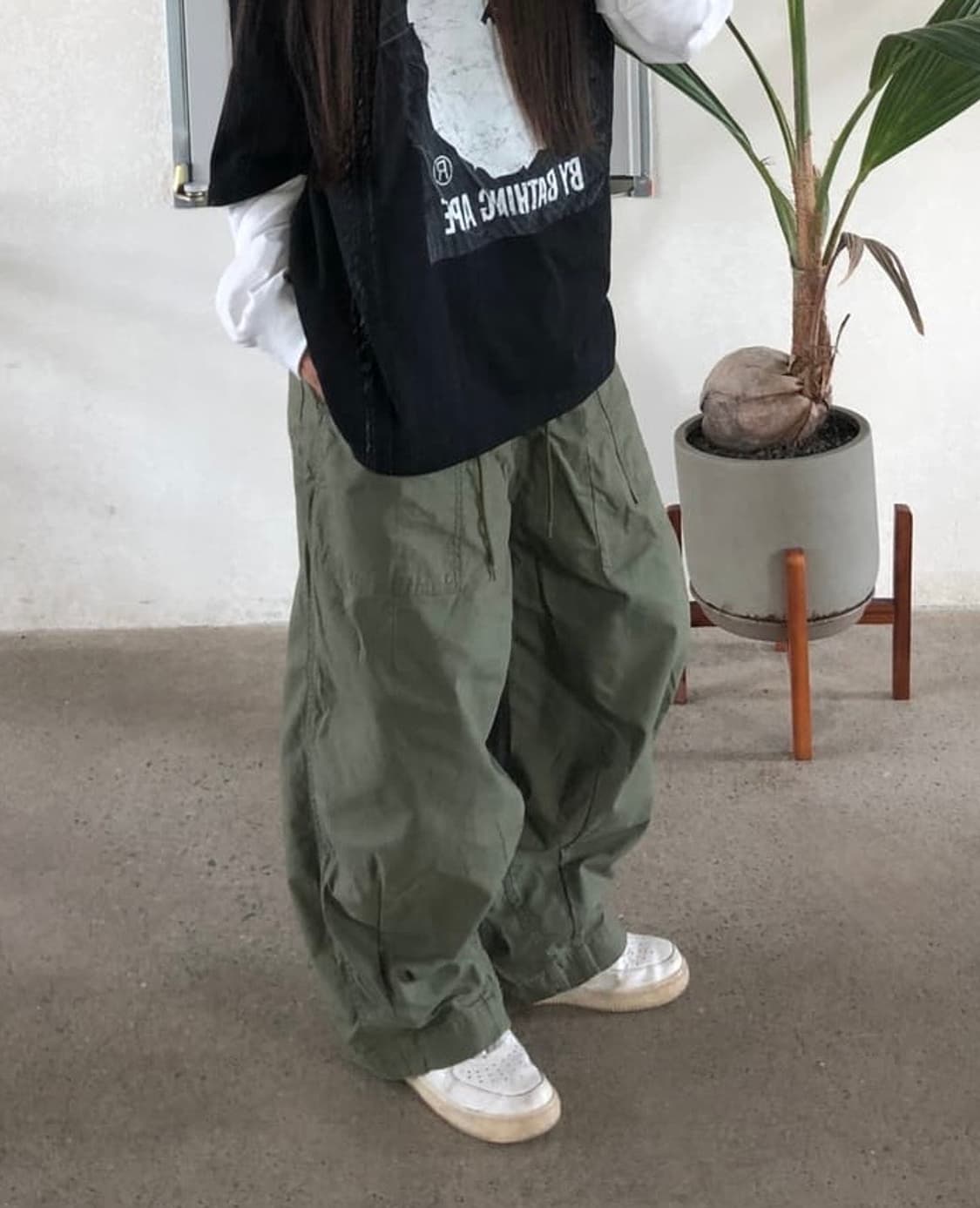 (XS) Needles H.D. fatigue pants Olive 상품이미지1