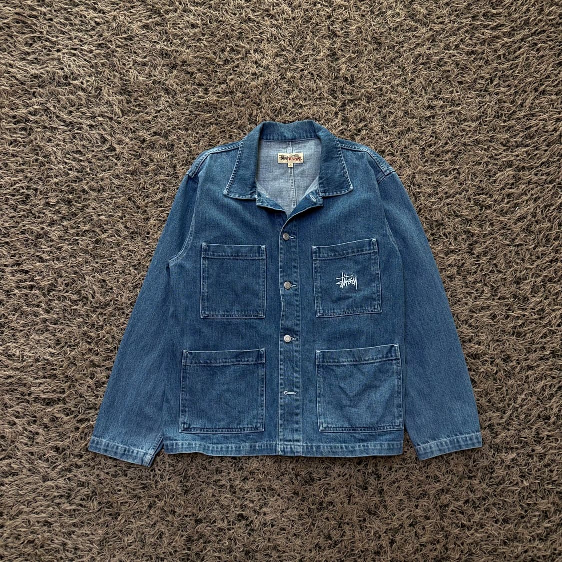 스투시 데님 초어 자켓 L사이즈 상품이미지1