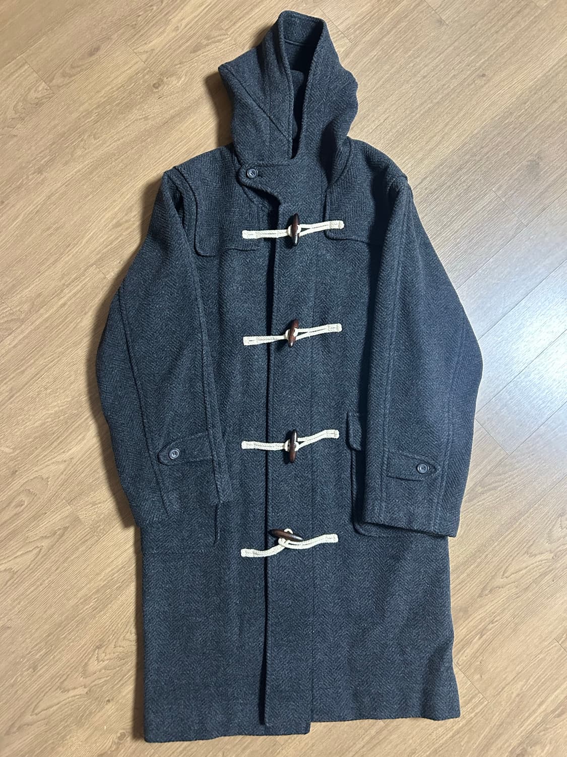 일본 울 더플코트 L 상품이미지1