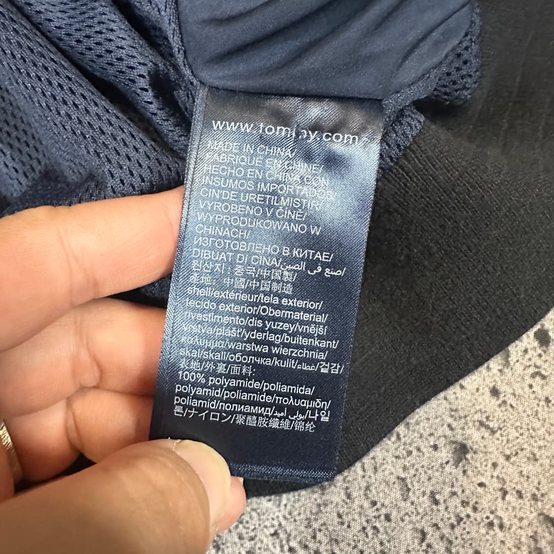 ✨ (바배) 타미 힐피거 블루종 블랙 점퍼 자켓  상품이미지4