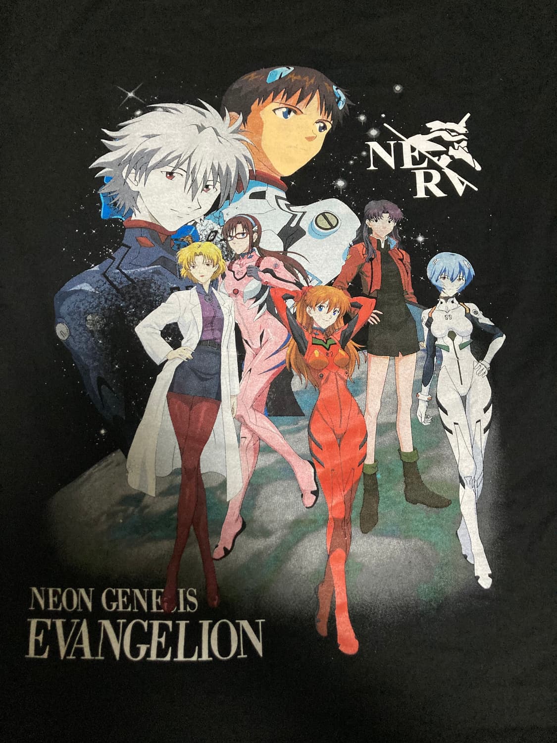 [XL] 에반게리온 Characters Bootleg T-Shirt 상품이미지1