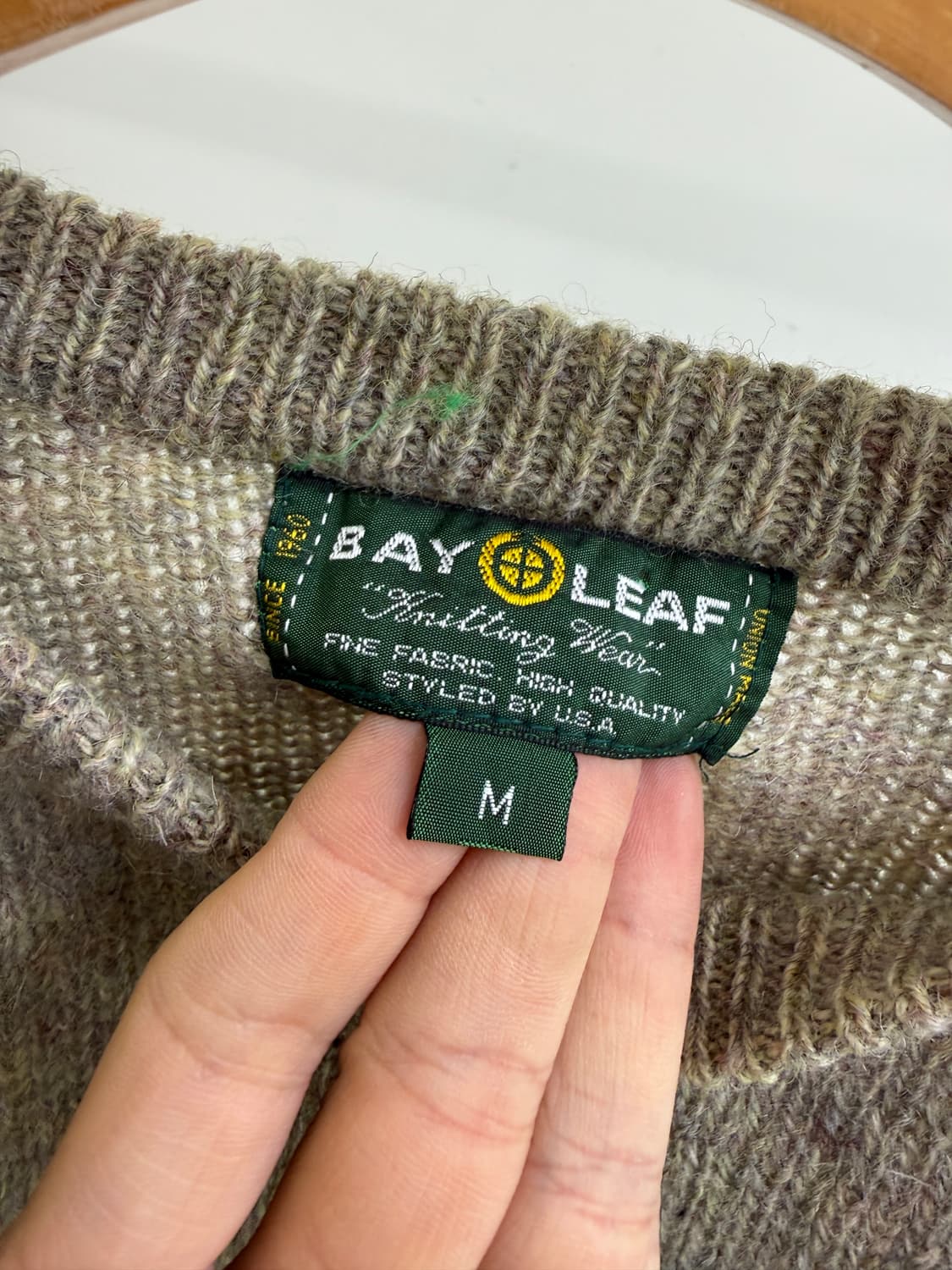 빈티지 BAY LEAF  니트  상품이미지6