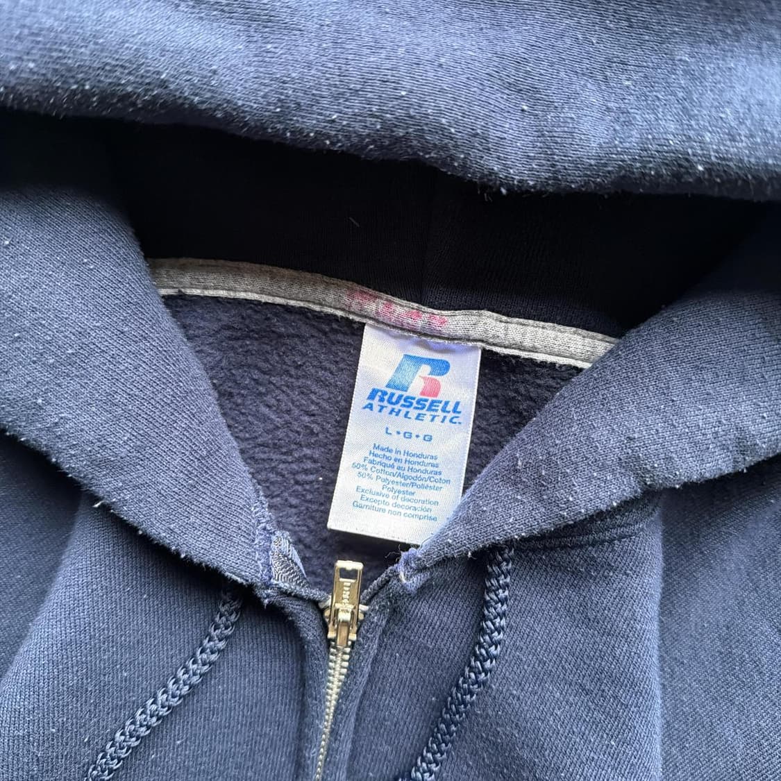 러셀 애슬레틱 빈티지 후드 집업 상품이미지2