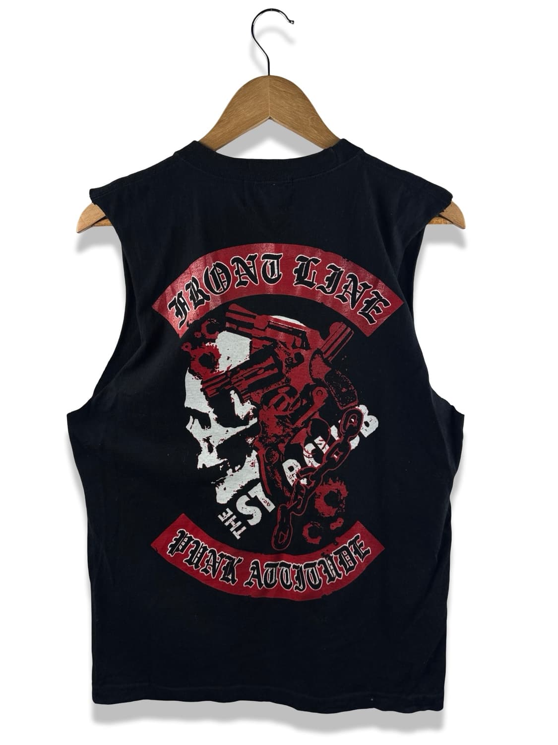 JPN 펑크 프린팅 슬리브리스1863 상품이미지1