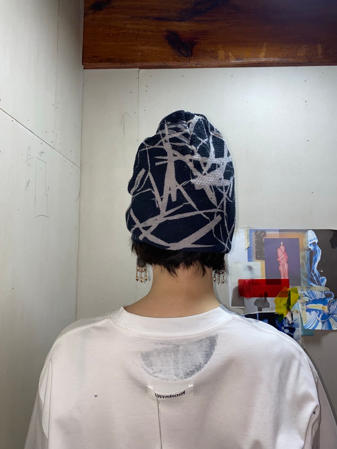 [노휴머only] wwwyred 그래픽비니(one of a kind) 상품이미지5