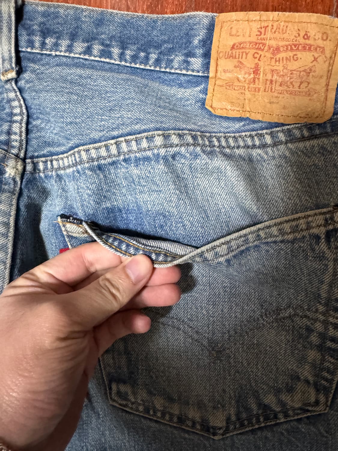 [표기 40, 실측 38] 빈티지 리바이스 66후기 501 상품이미지3