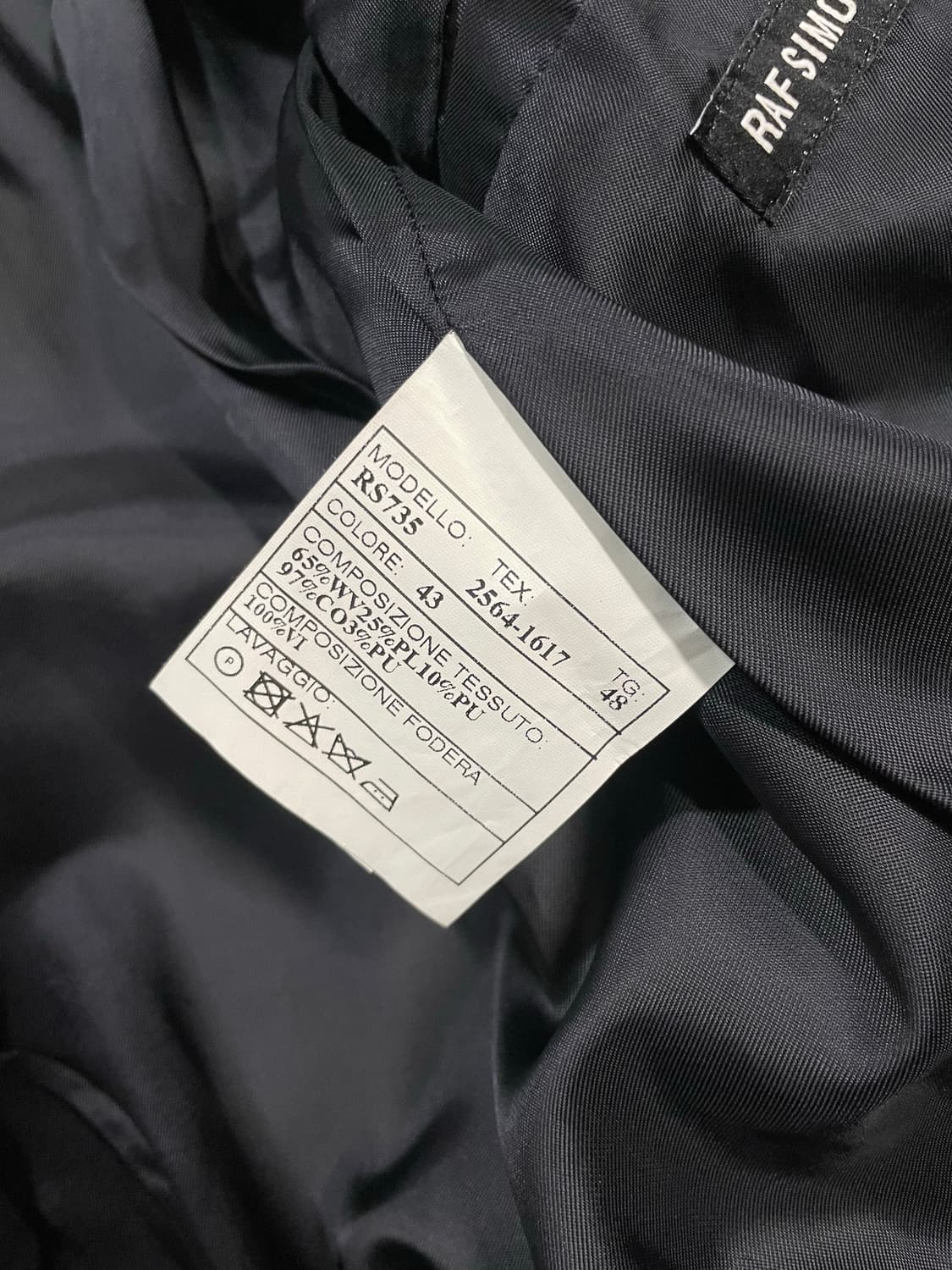 라프시몬스 11aw 멀티 지퍼 ma-1 봄버  상품이미지9