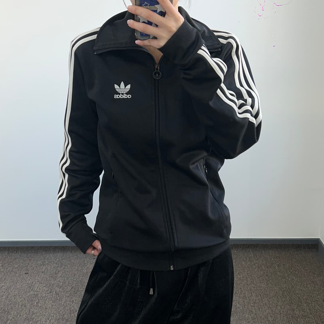 Adidas 아디다스 구파 블랙 져지 상품이미지1