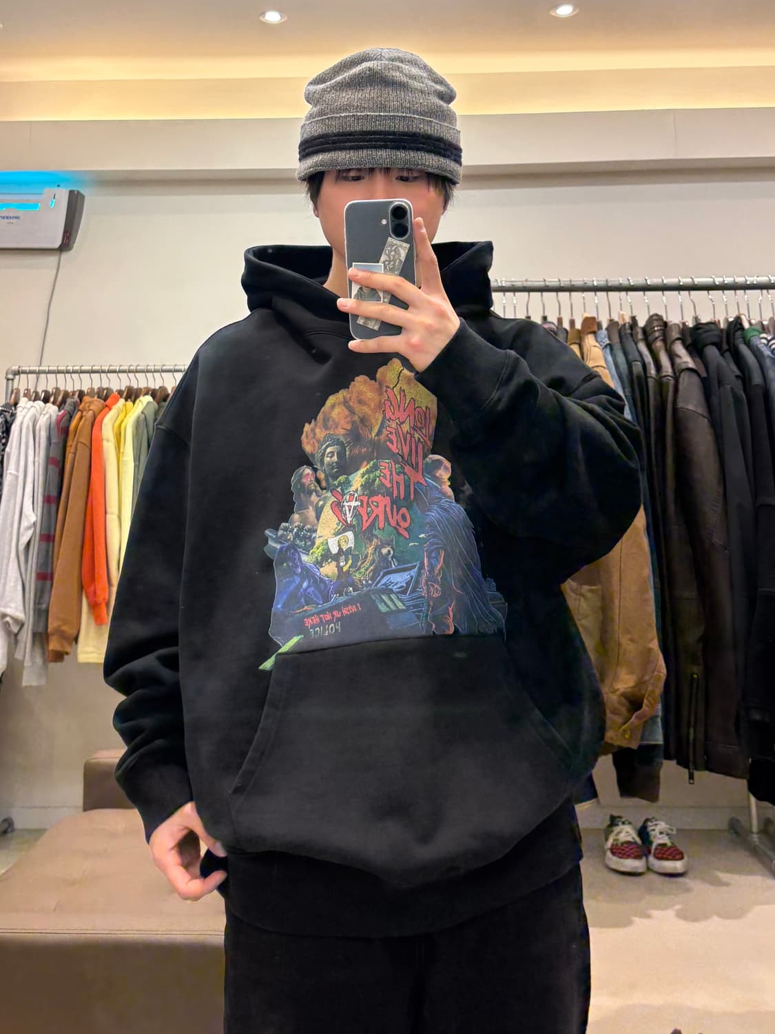 아워파스 그래픽 후드티 상품이미지5