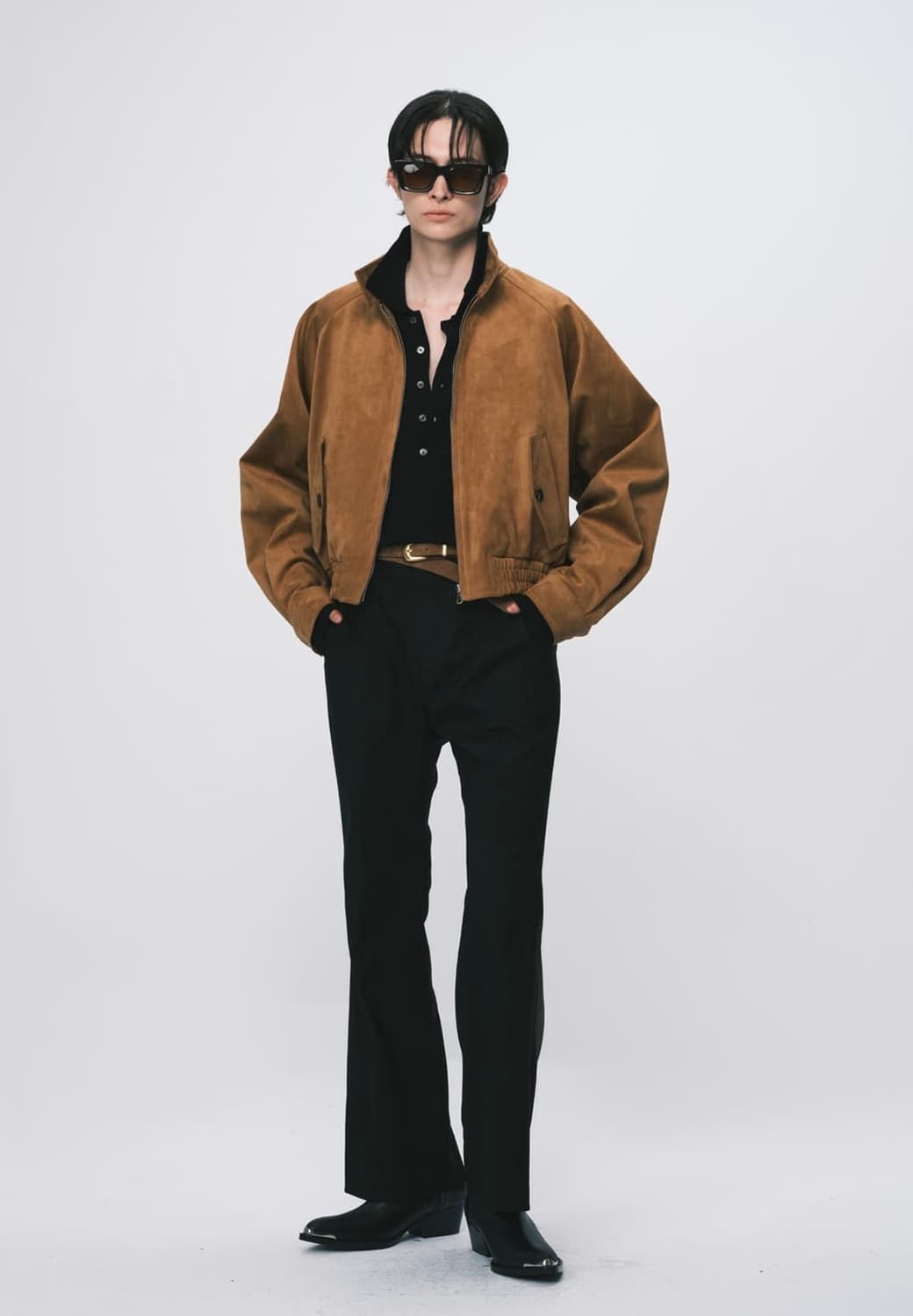 (M)노이스 스웨이드 해링턴 자켓 24fw 상품이미지2