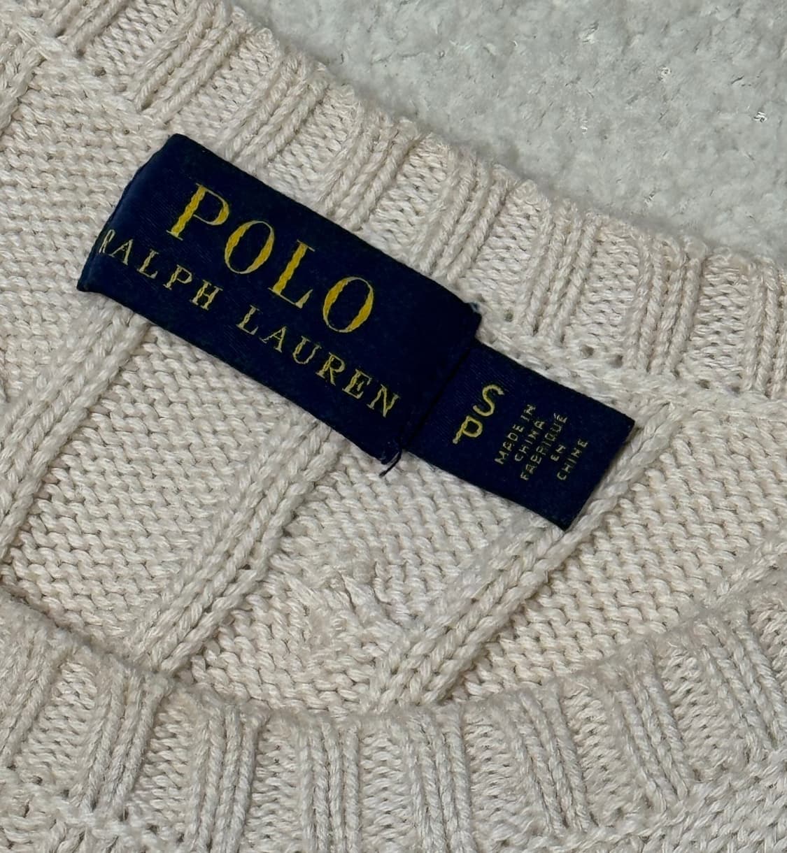 폴로 랄프로렌 꽈배기 니트 상품이미지4