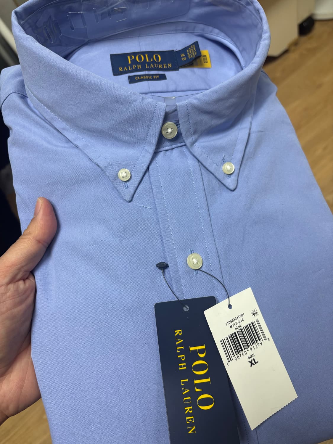폴로 랄프로렌 클래식핏 포플린 셔츠 XL(110) 새상품 상품이미지1
