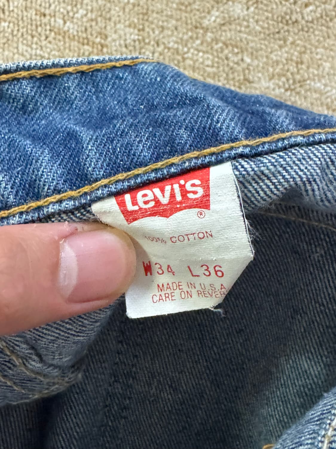 리바이스 517 90s USA 오렌지탭  상품이미지3