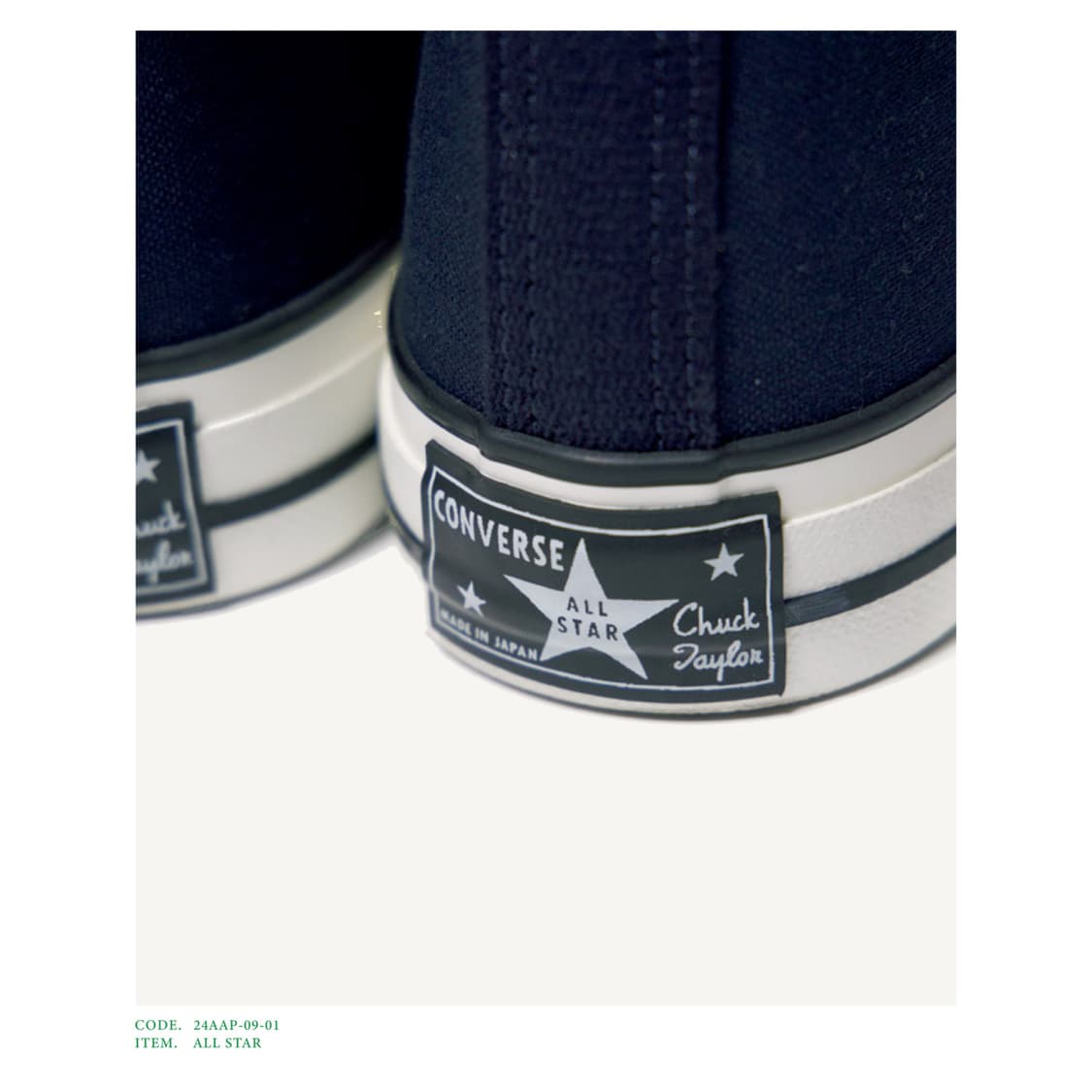 [7.5, 260/새상품]아프레쎄 컨버스 BIOTOP 별주 올스타 하이 상품이미지5