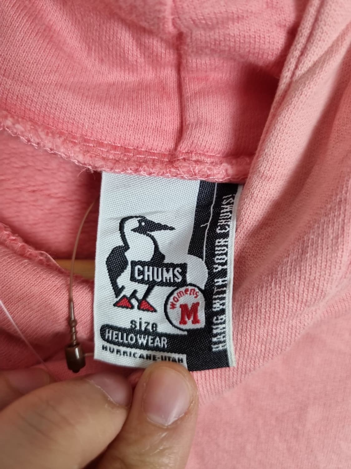 첨스 베이비 핑크 후드티셔츠 상품이미지7