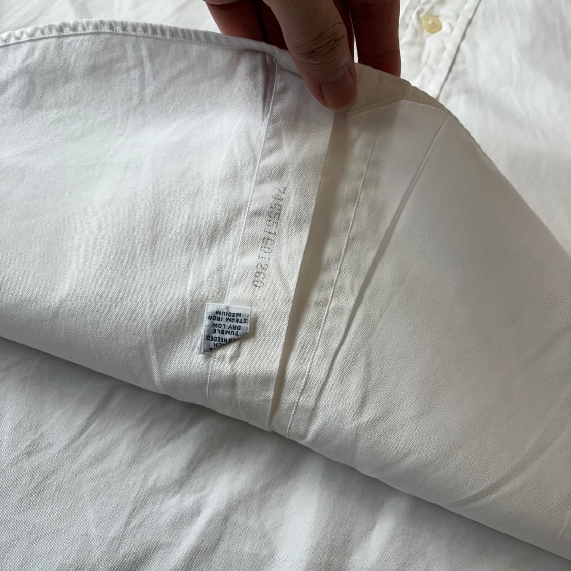 폴로 정품 화이트 클래식 포니 로고 포플린 셔츠 상품이미지6