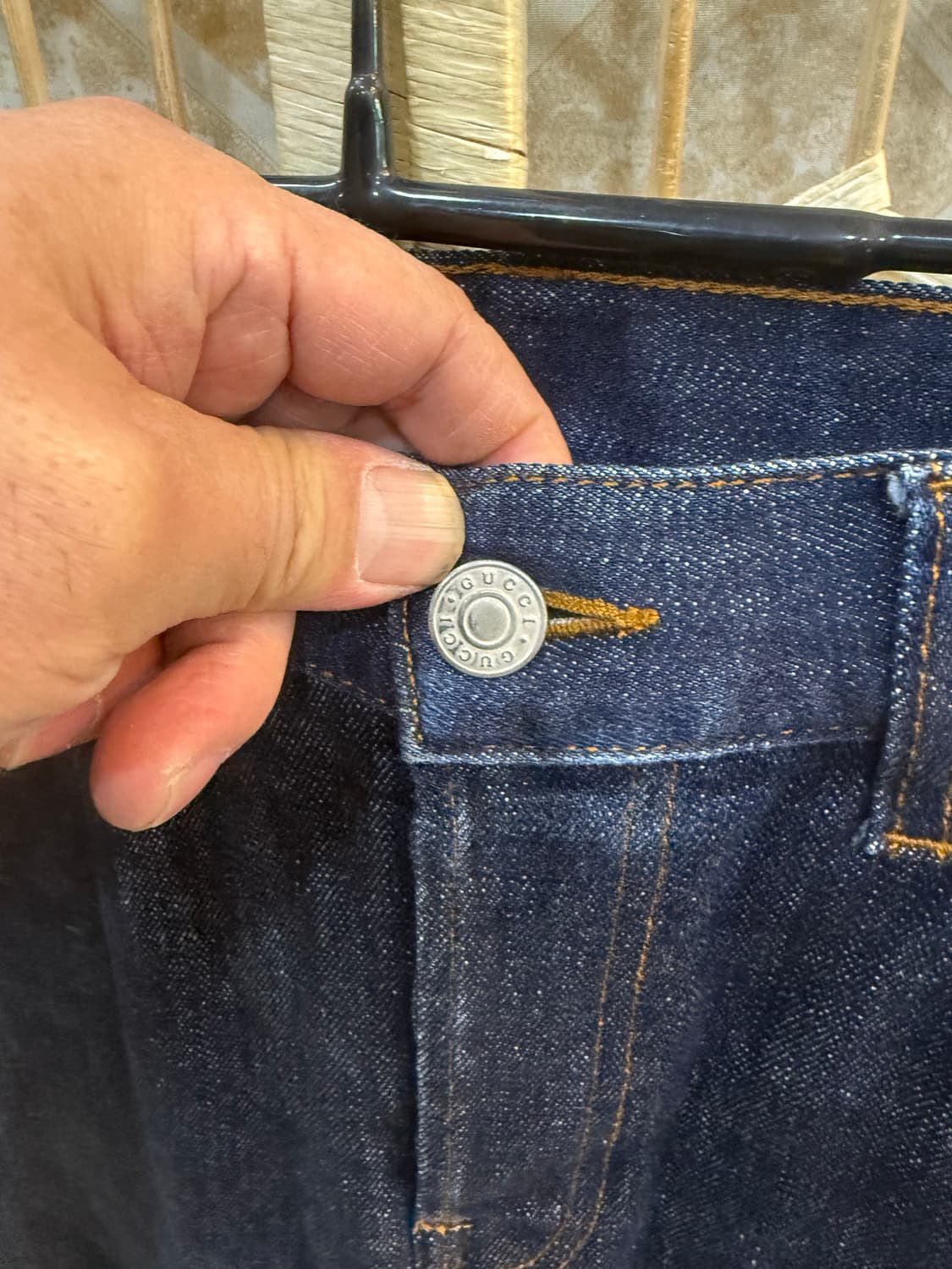 34/20ss 정품 구찌 데님바지 팝니다 상품이미지2