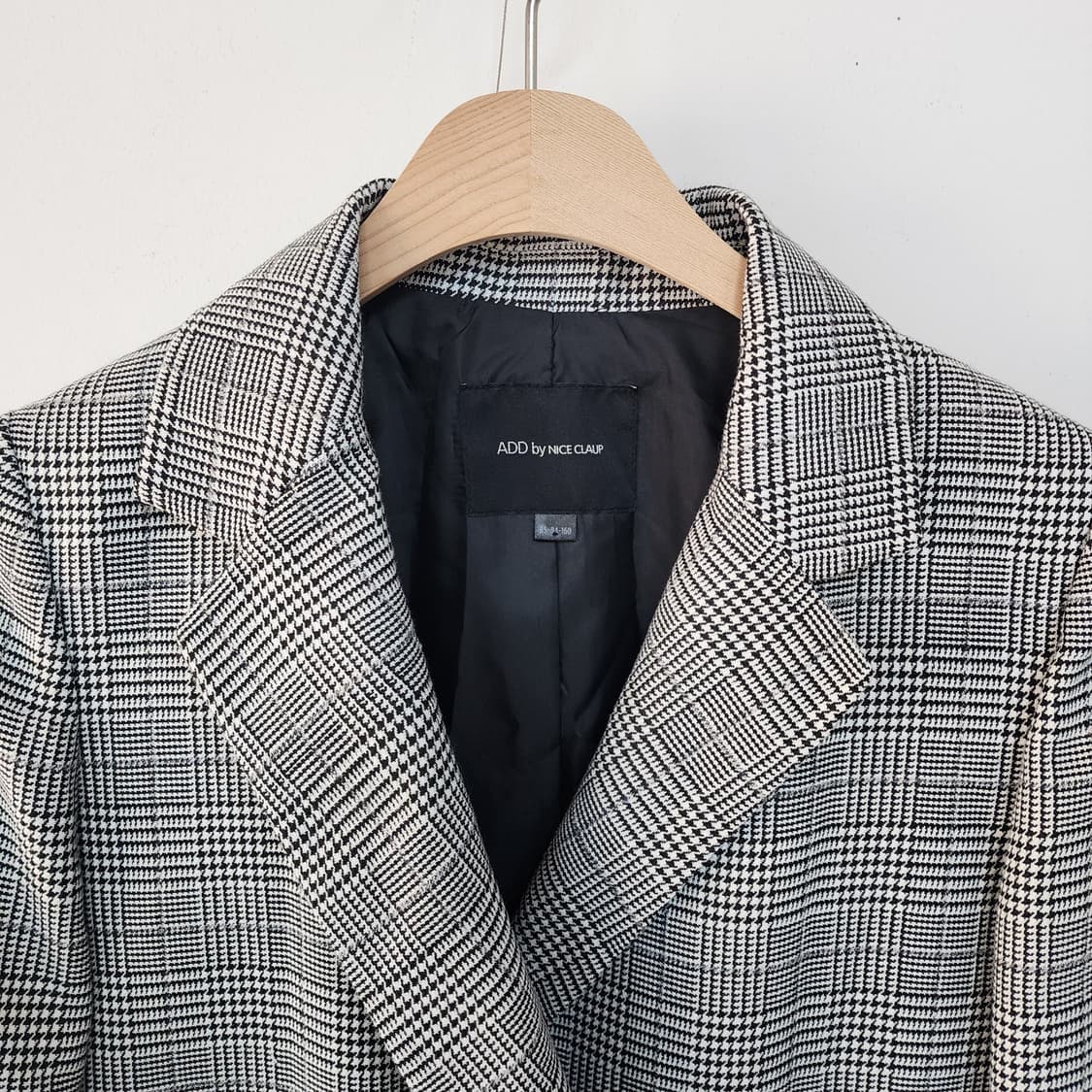 나이스클랍 뉴요커 체크 더블 코트 상품이미지2
