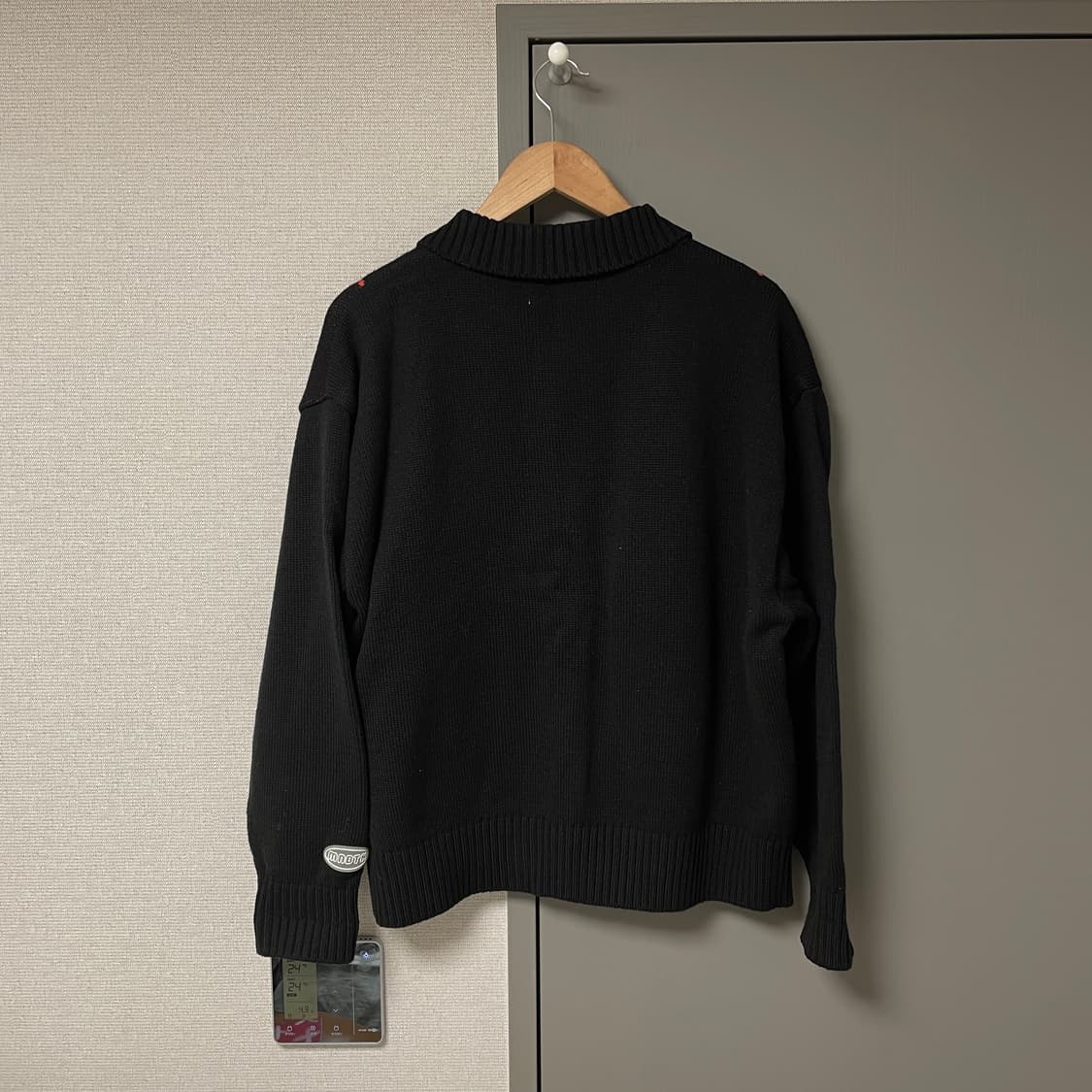 메인부스 Argyle Cardigan(BLACK) 상품이미지2