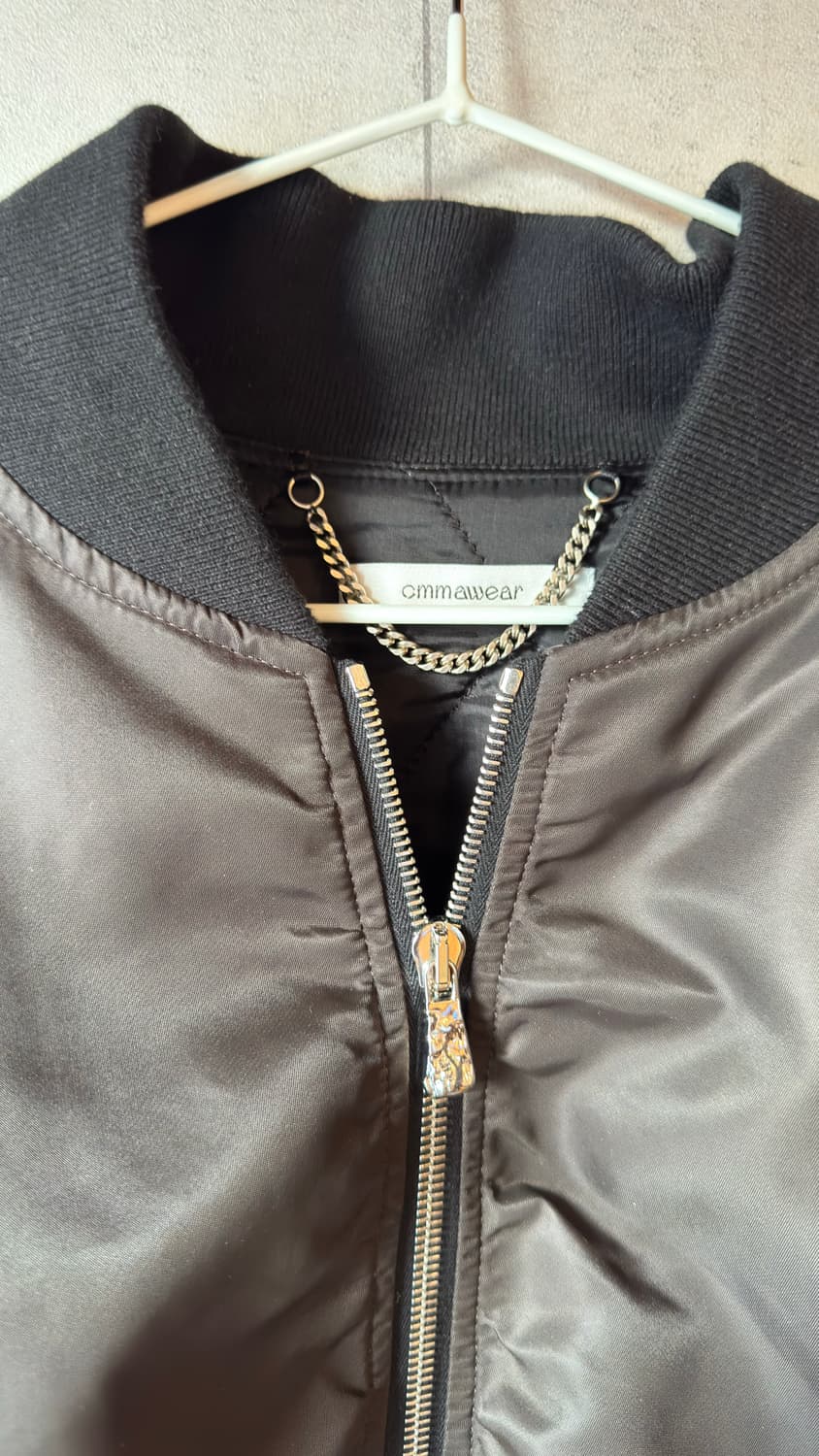 Cmmawear 브라운 스웨이드 봄버 재킷 상품이미지3