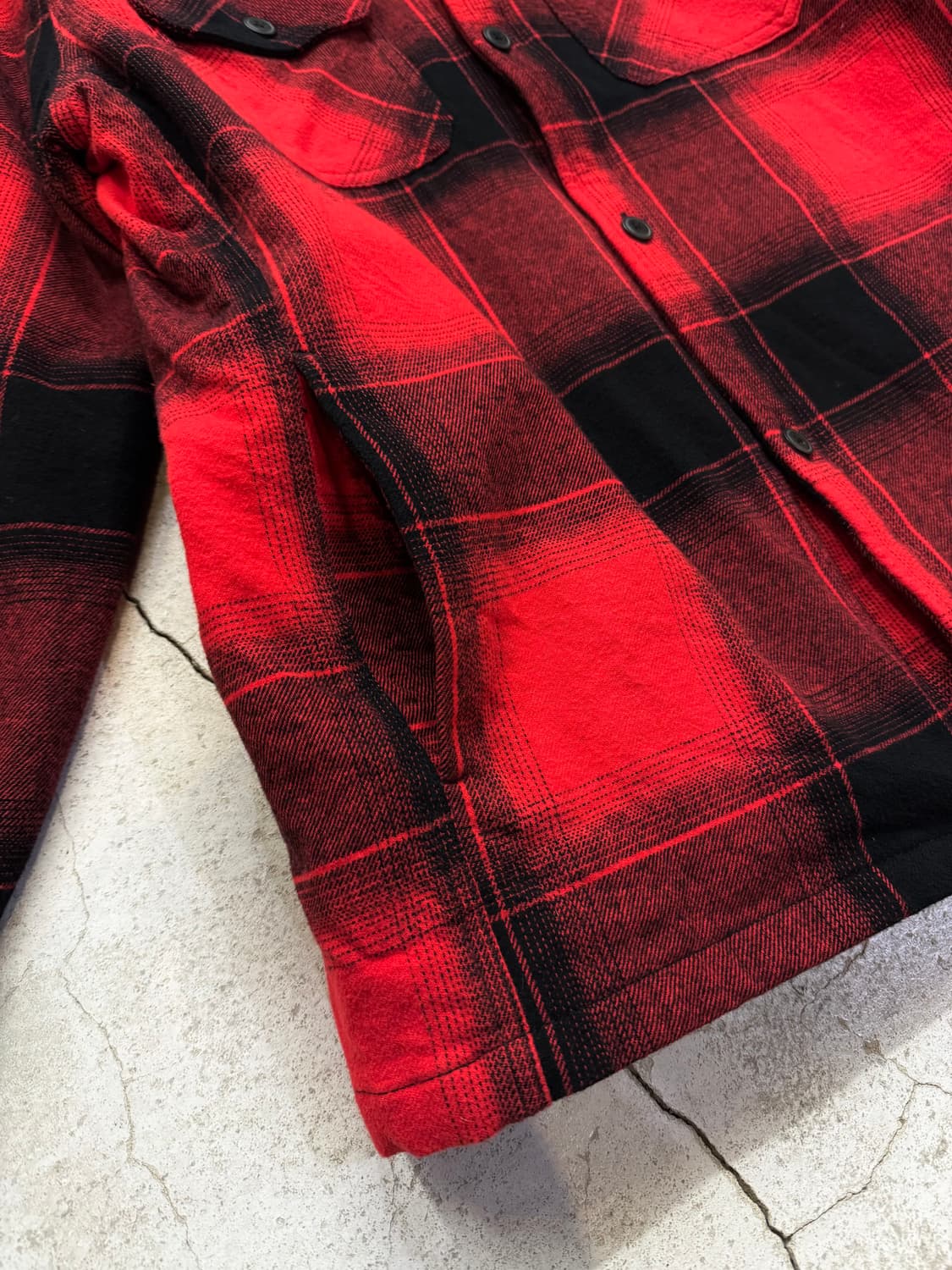 갭 누빔 라이닝 플란넬 셔츠자켓 상품이미지3