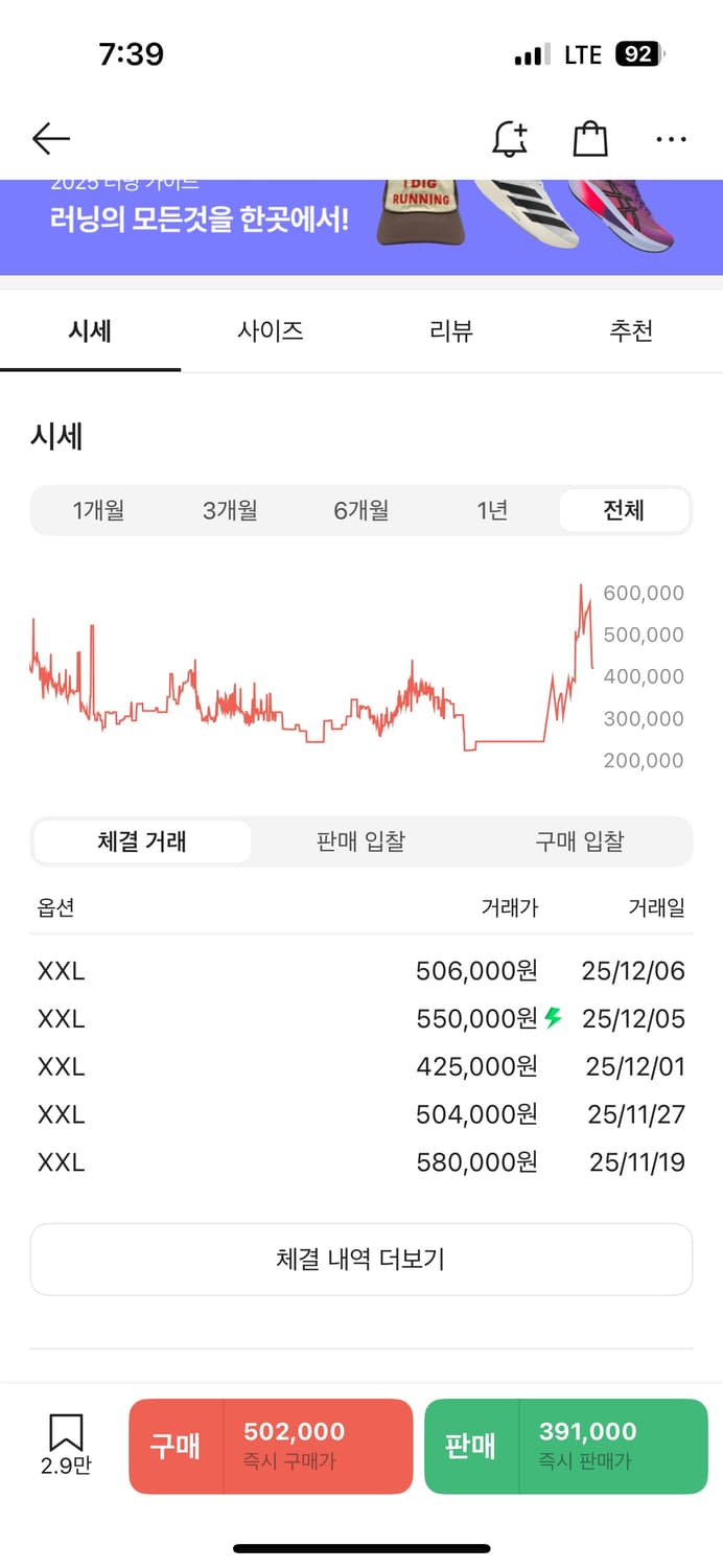 나이키 acg 루나레이크 패딩 XXL 상품이미지5