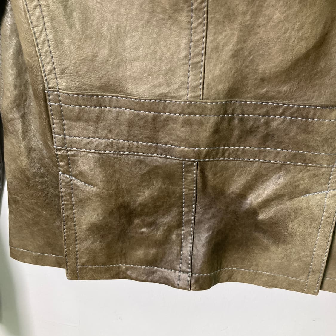 닐바렛 더블 브레스티드 양가죽 자켓 XS 상품이미지8