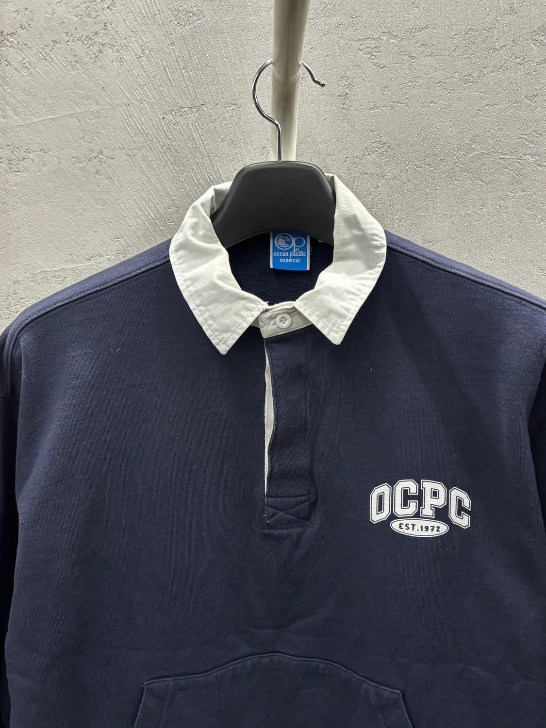 오션퍼시픽 네이비 맨투맨 M 상품이미지3