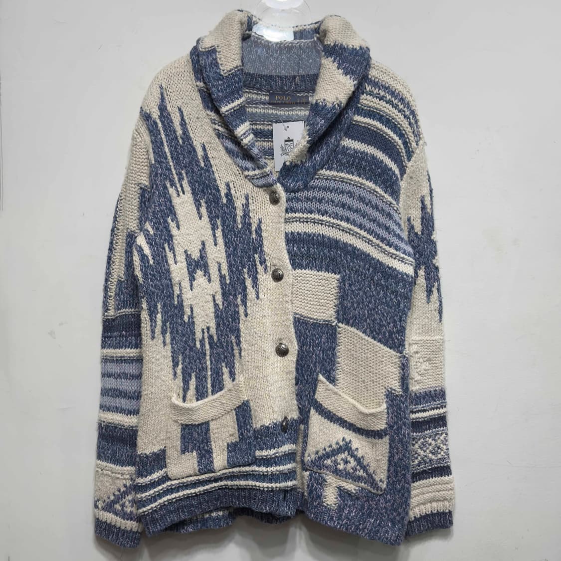 폴로 랄프로렌 숄카라 니트 가디건 상품이미지1