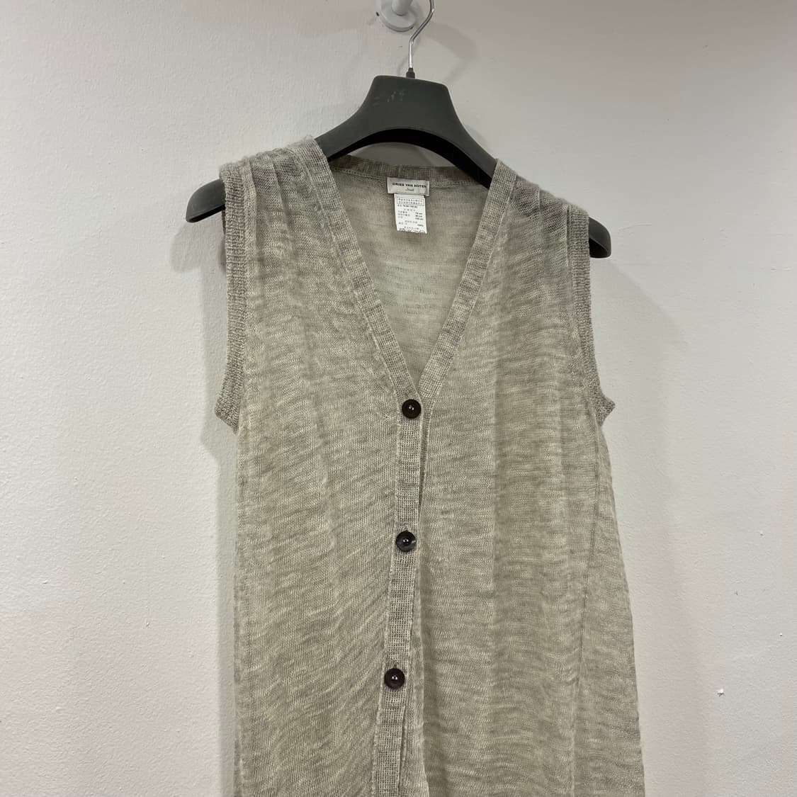 DRIES VAN NOTEN 드리스반 노튼 언발 니트 베스트 상품이미지2