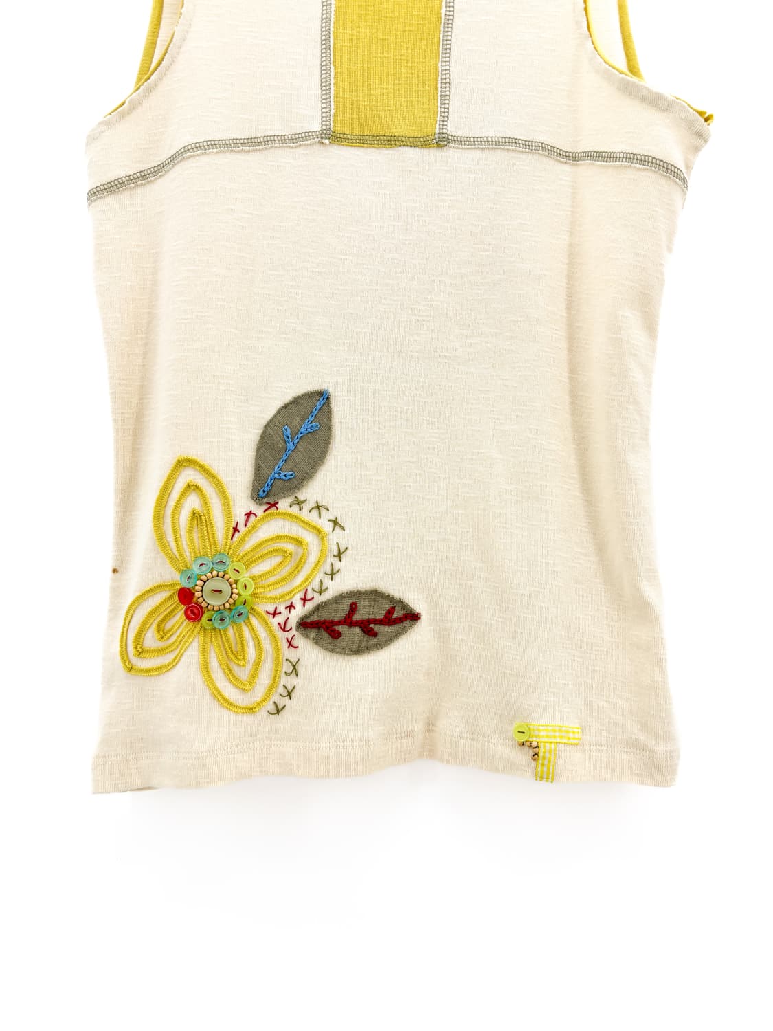 빈티지 플라워 패치워크 슬리브리스 상품이미지7