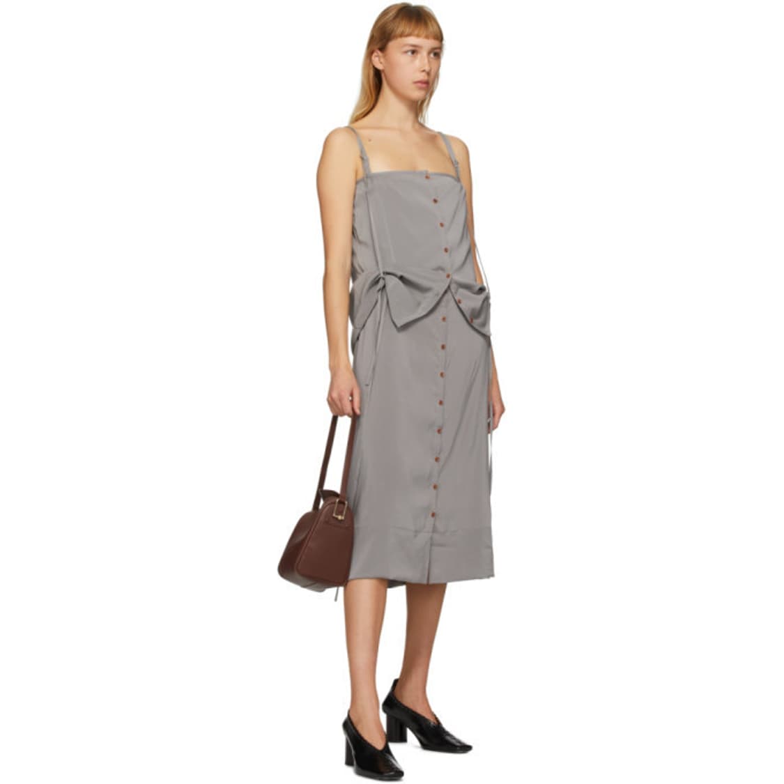 르메르 Lemaire Grey Silk Caraco Tank Top 상품이미지3