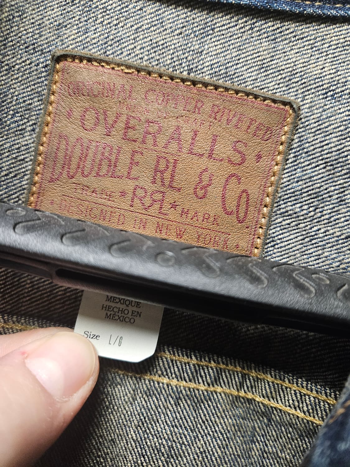 더블알엘 2세대 데님자켓 26년 신상 상품이미지3