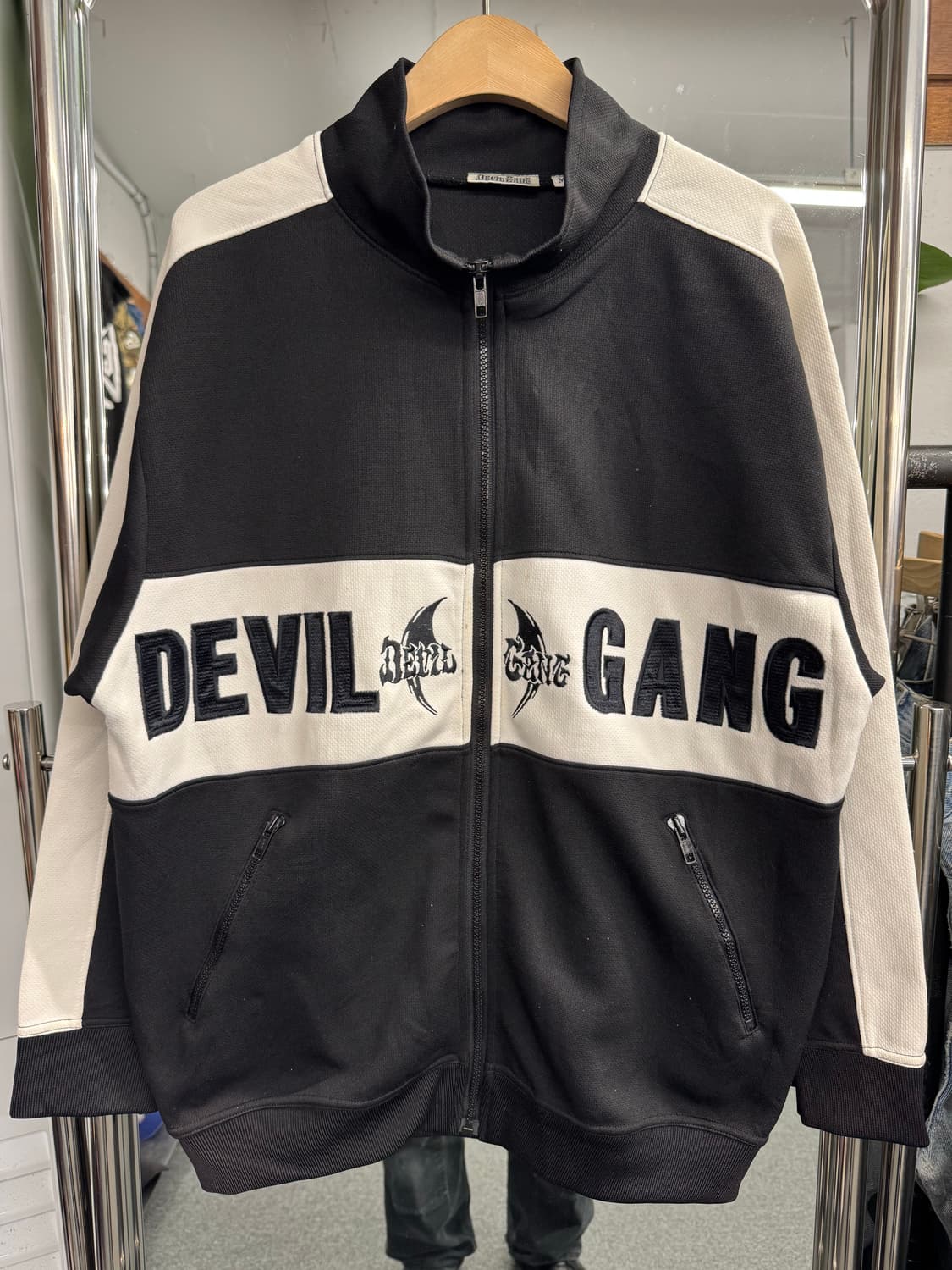 japanese vintage Devil gang 트랙탑 져지 상품이미지1