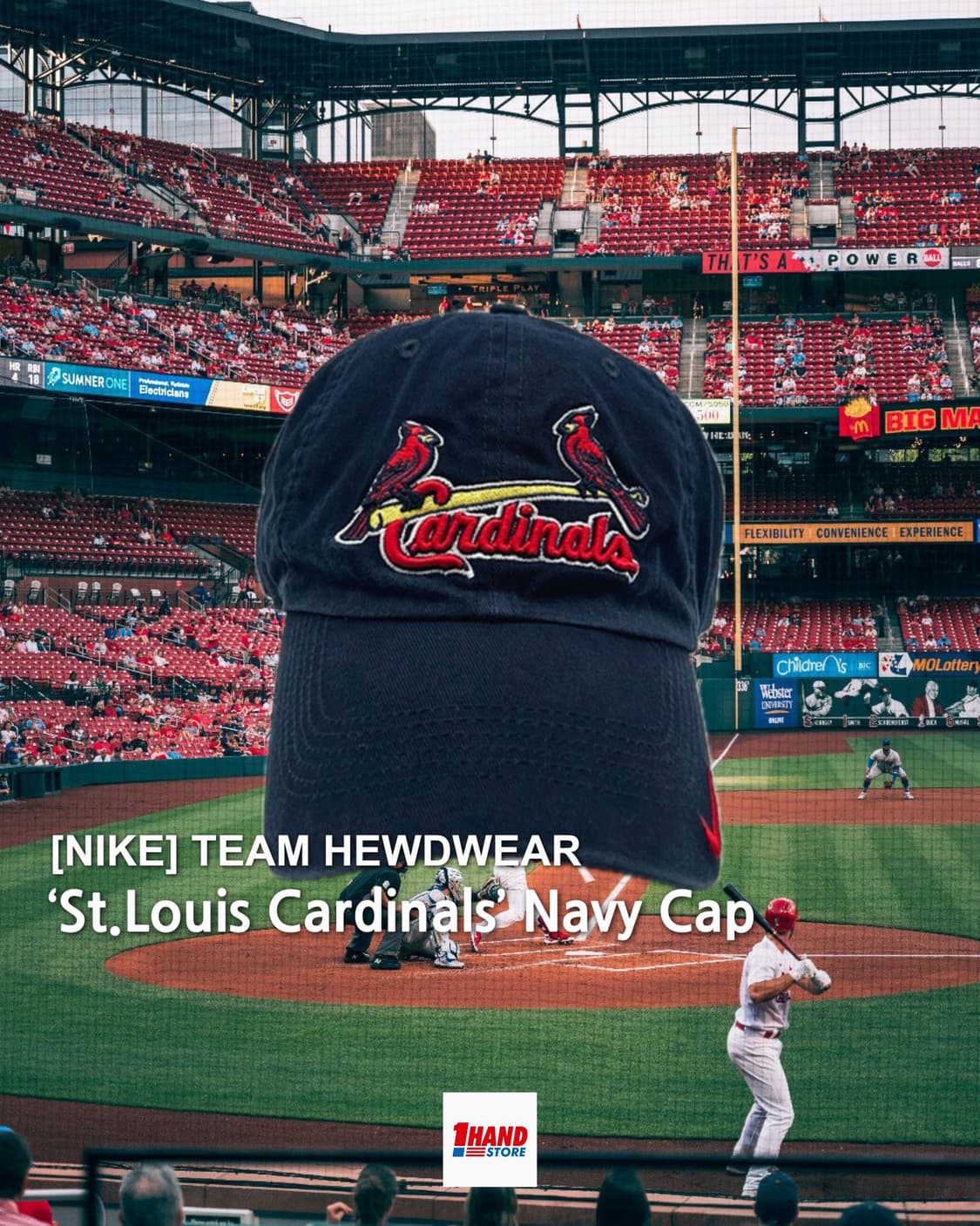 나이키 네이비 모자 NIKE MLB 세인트루이스 카디널스 볼캡 상품이미지1