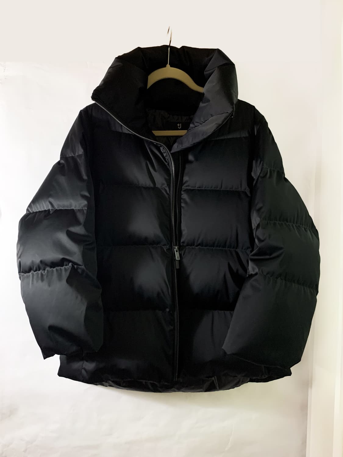 유니클로 x 질샌더 여성 다운 패딩 블랙 (S) 상품이미지3