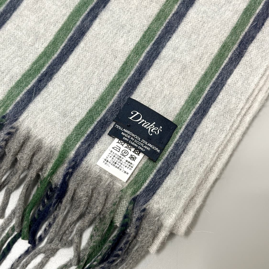 [Drakes] 드레익스 스트라이프 머플러 상품이미지5