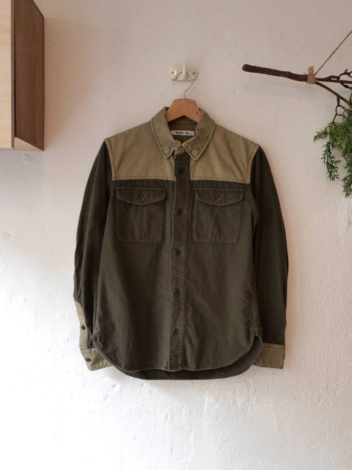 헬무트랭 플리스 셔츠 상품이미지1