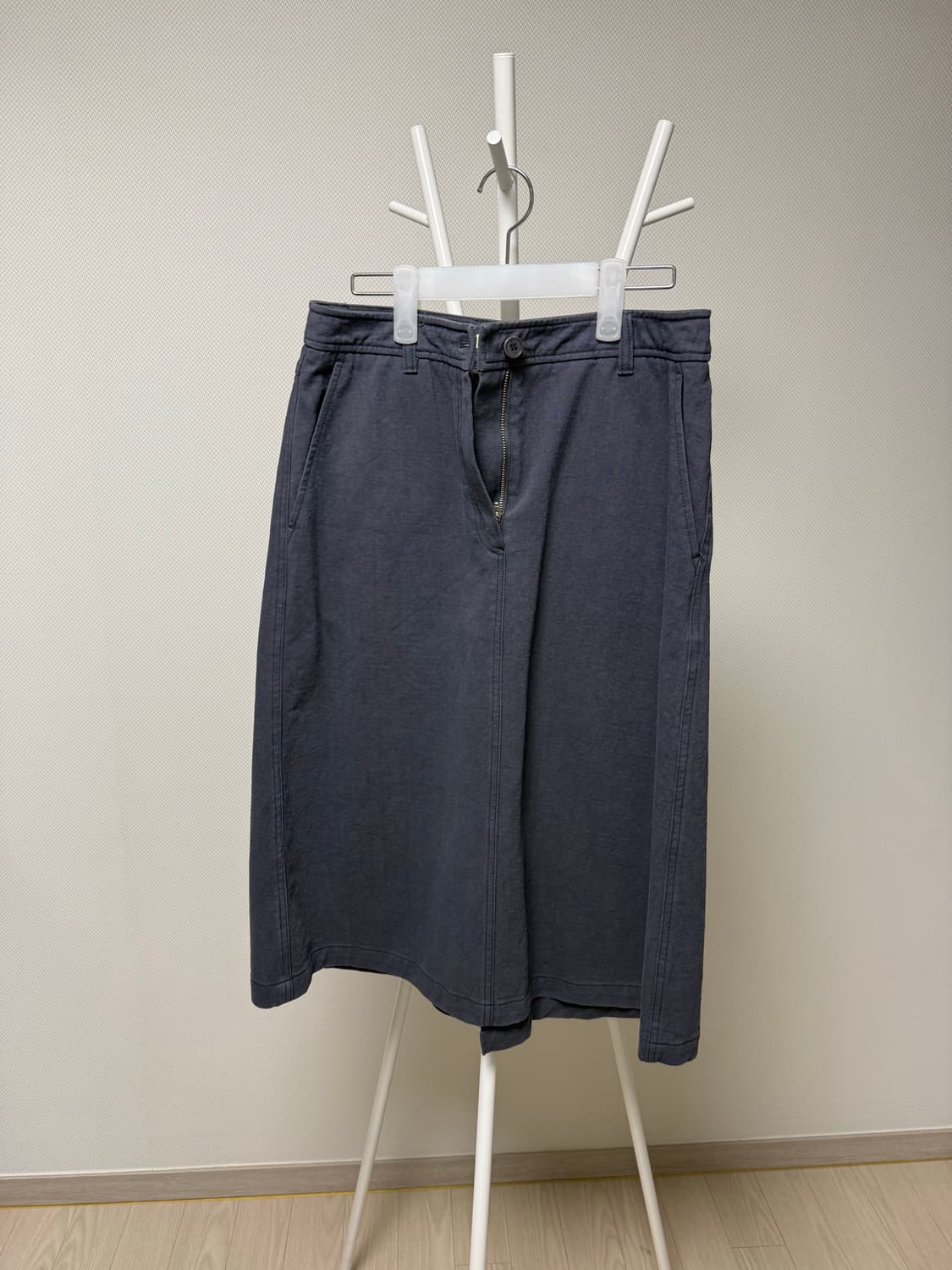 LFM 코튼 A라인 스커트 (블루 / M) 상품이미지7