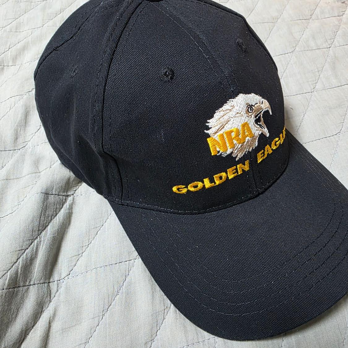 [OS] 빈티지 NRA 골든 이글헤드 6패널 볼캡 상품이미지1
