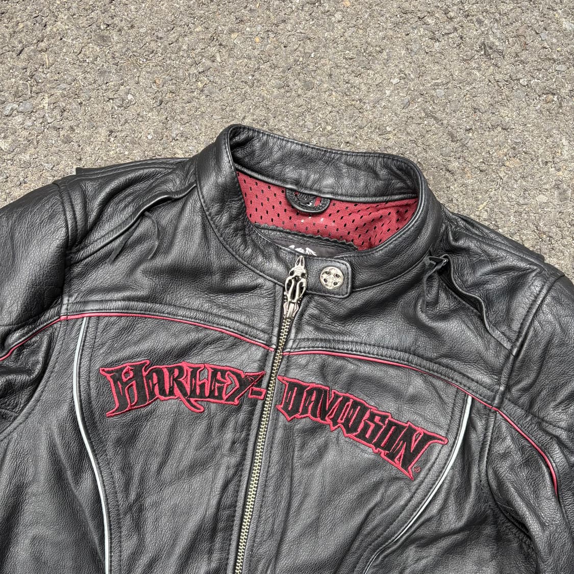 할리데이비슨 블랙 레더 자켓 상품이미지2