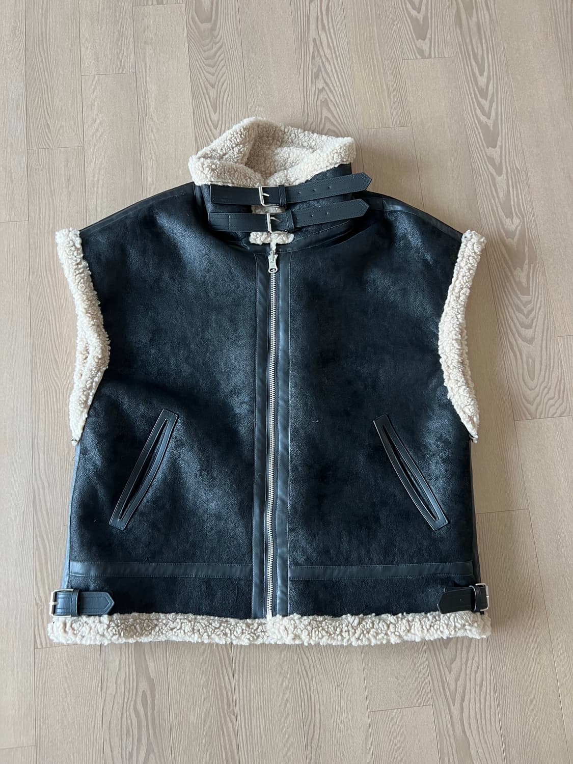 무스탕 양털 베스트  상품이미지1