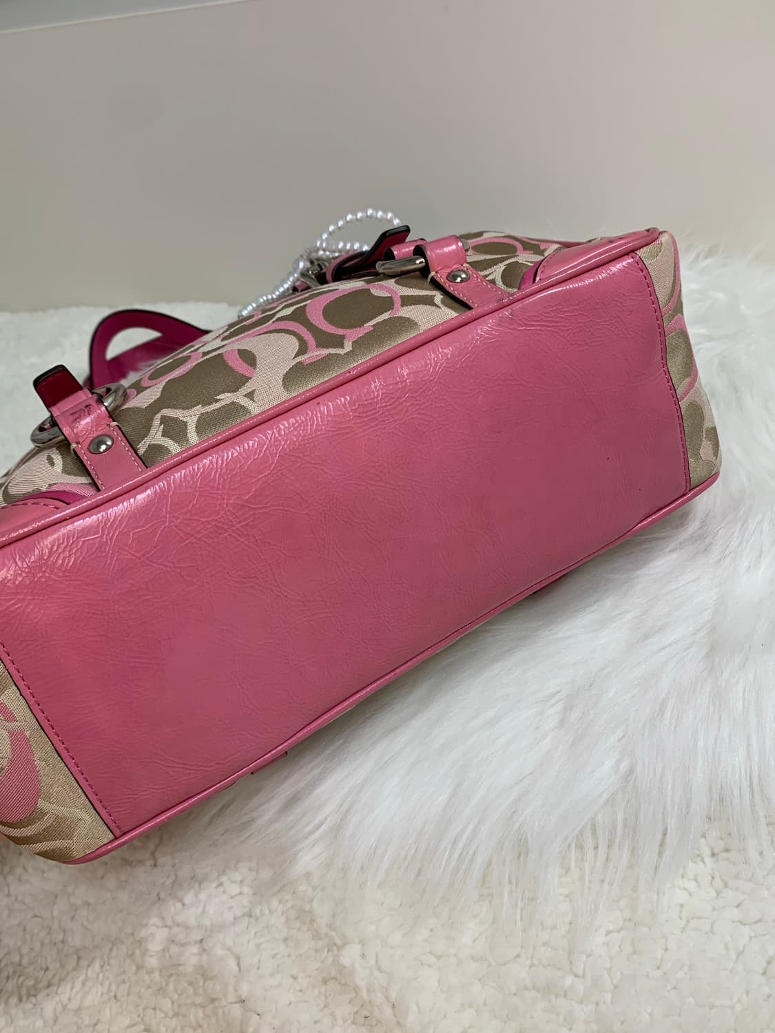 Coach pink tote bag 상품이미지5