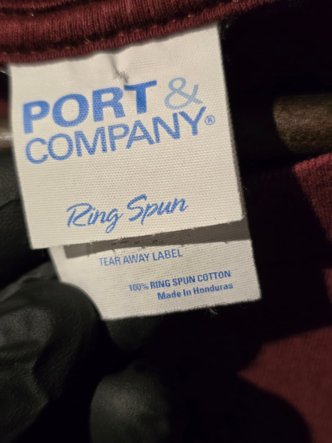 PORT & COMPANY 버건디 샌프란시스코 프린팅 티셔츠 상품이미지3