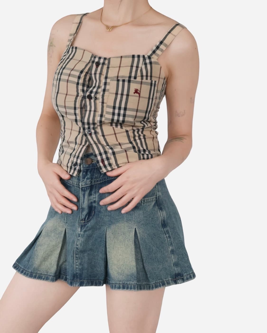 Burberrys Nova Check Bustier Top 상품이미지2